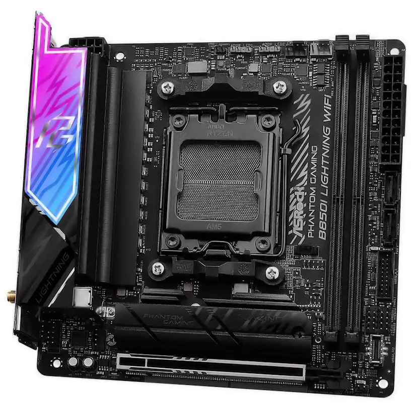 Informático Sieteiglesias - Montaje Placa Base ASRock B850I Lightning WiFi Gaming PC Sieteiglesias